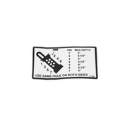 Control Decal For ZTS Stand-On Aerators, 4172886