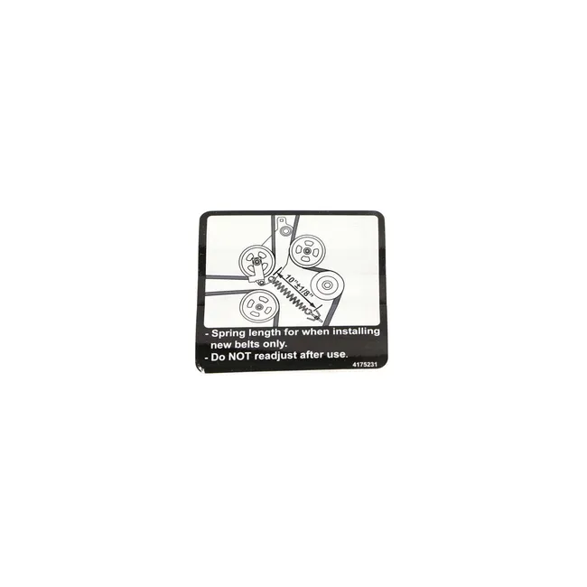Bobcat 4175231 Spring Length Decal