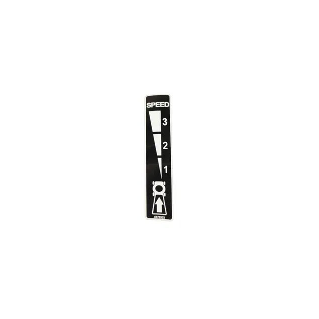 Bobcat 4175333 Speed Lever Decal