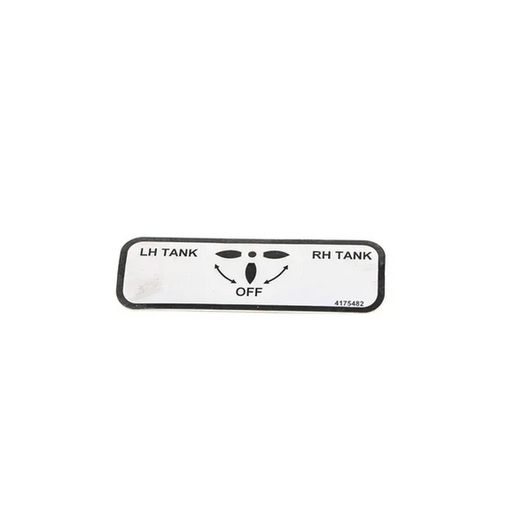 Bobcat 4175482 Fuel Selector Decal