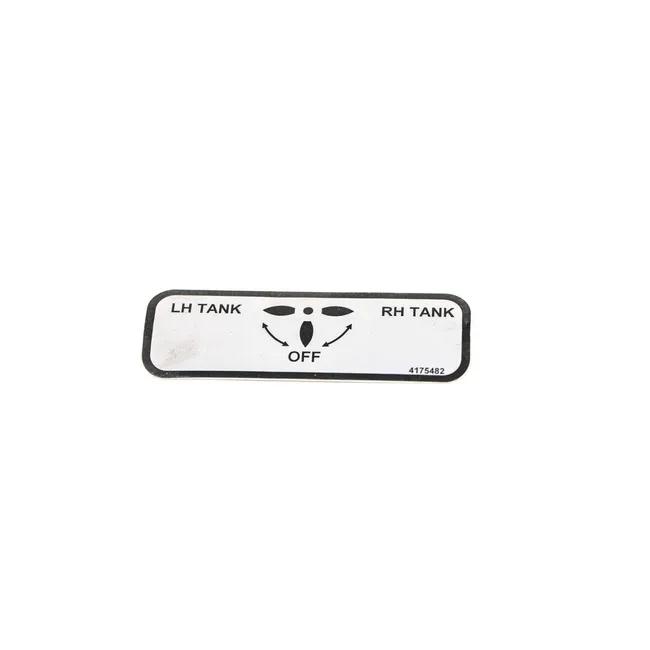 Bobcat 4175482 Fuel Selector Decal