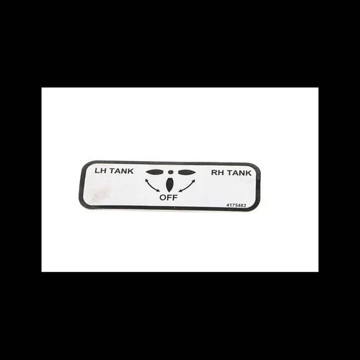 Fuel Selector Decal, 4175482