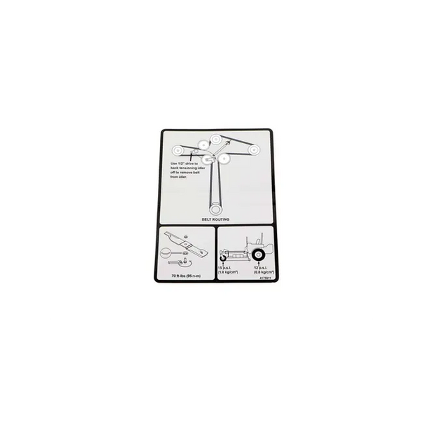 Bobcat 4175911 Information Decal