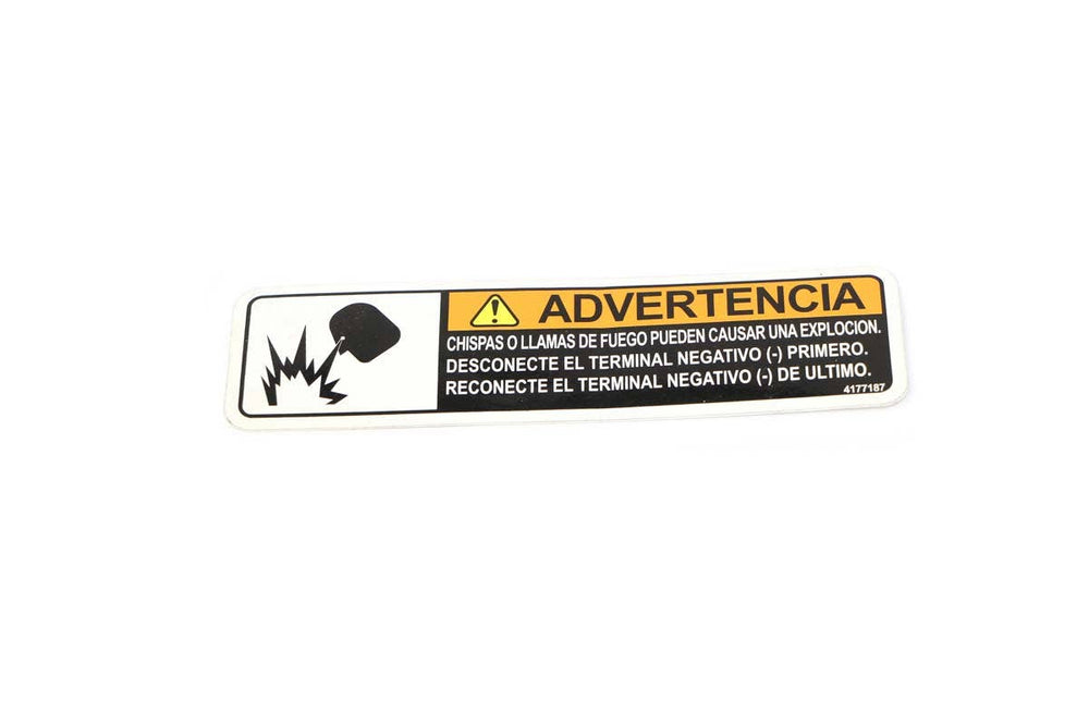 Bobcat 4177187 Decal Warning