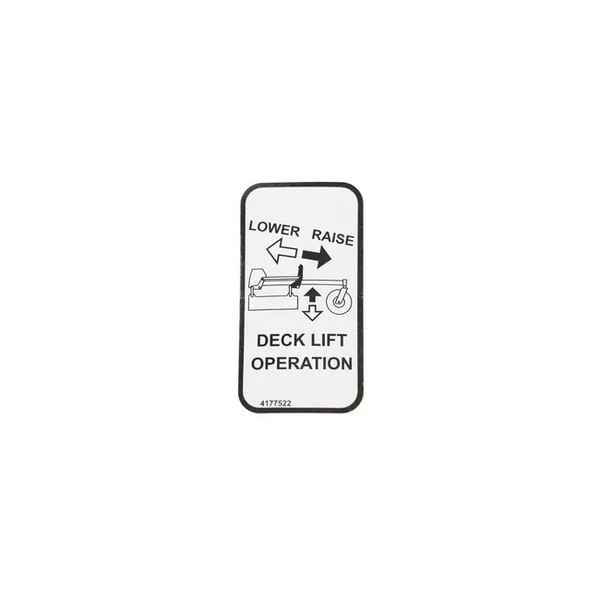 Bobcat 4177522 Left Deck Decal