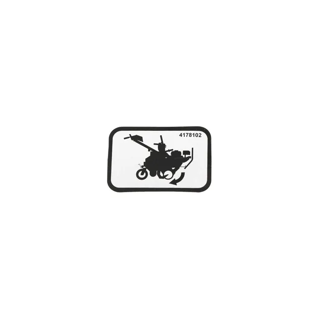 Bypass Lever Drive Decal For Sod Cutters, 4178102