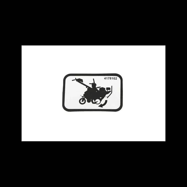 Bypass Lever Drive Decal For Sod Cutters, 4178102