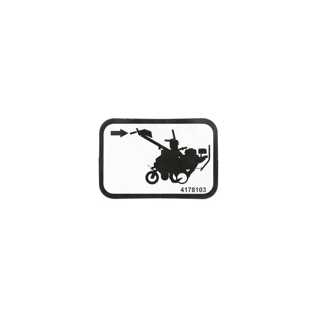 Bypass Lever Bypass Decal For Sod Cutters, 4178103