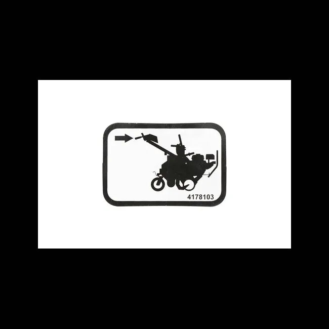 Bypass Lever Bypass Decal For Sod Cutters, 4178103