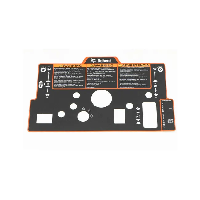 Bobcat 4178626 Control Decal For ZS Zero-Turn Stand-On Mowers