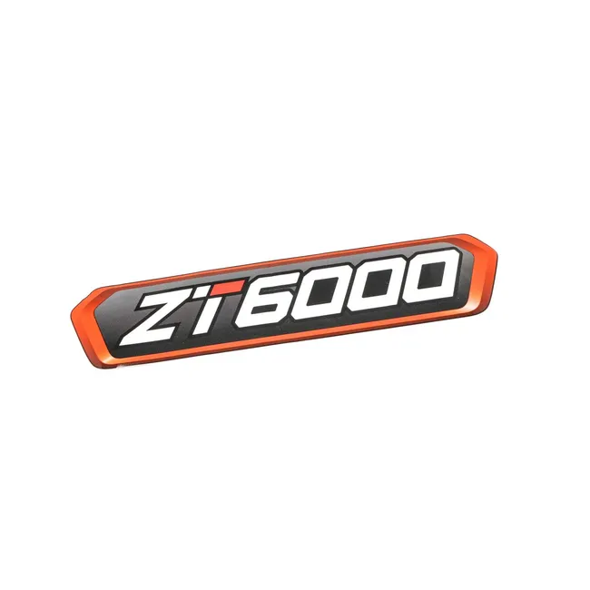 Bobcat 4178636 ZT6000 Model Number Decal