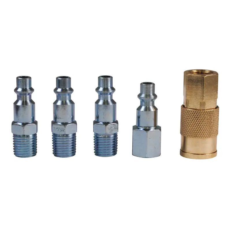 BE 42.000.019 5 Pce Air Comp Q/C Set 1/4"