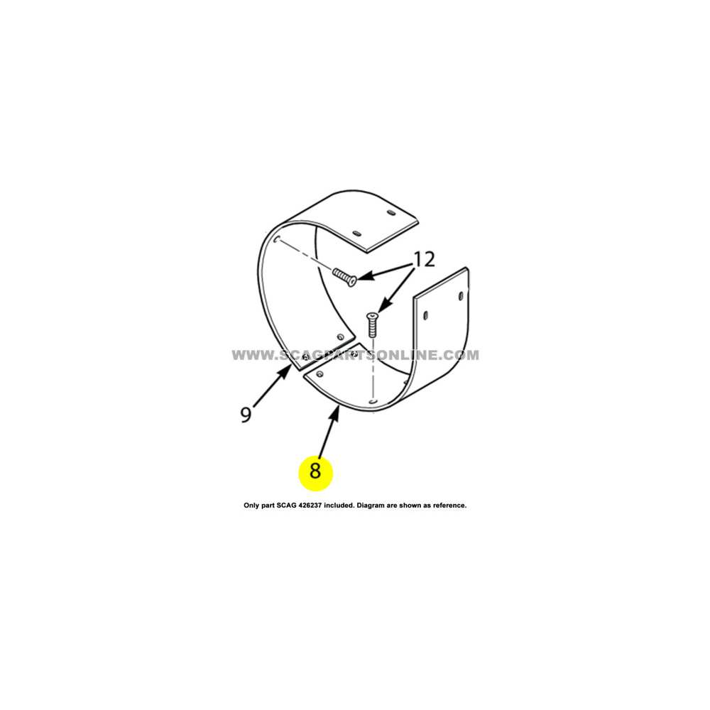 Scag  426237 TLB25 Long Wear Band