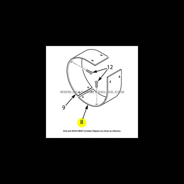 Scag  426237 TLB25 Long Wear Band