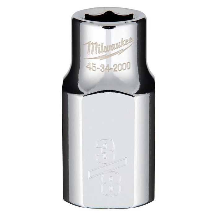 Milwaukee 1/2" Drive 3/8" Standard 6-Point Chrome Socket 45-34-2000