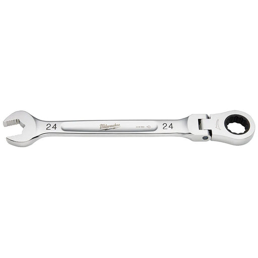 Milwaukee 24MM Metric Flex Head Ratcheting Combination Wrench 45-96-9624