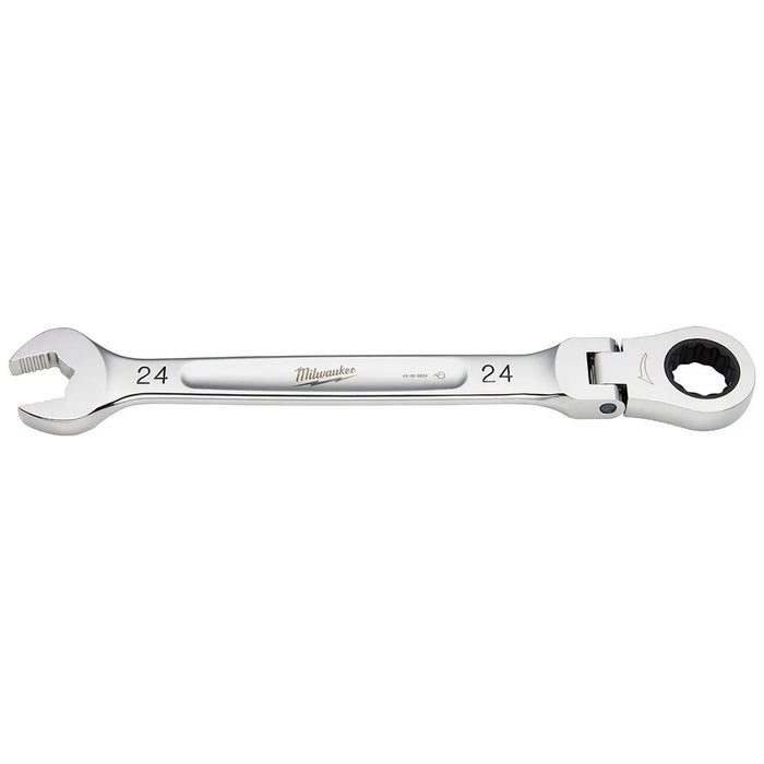 Milwaukee 24MM Metric Flex Head Ratcheting Combination Wrench 45-96-9624