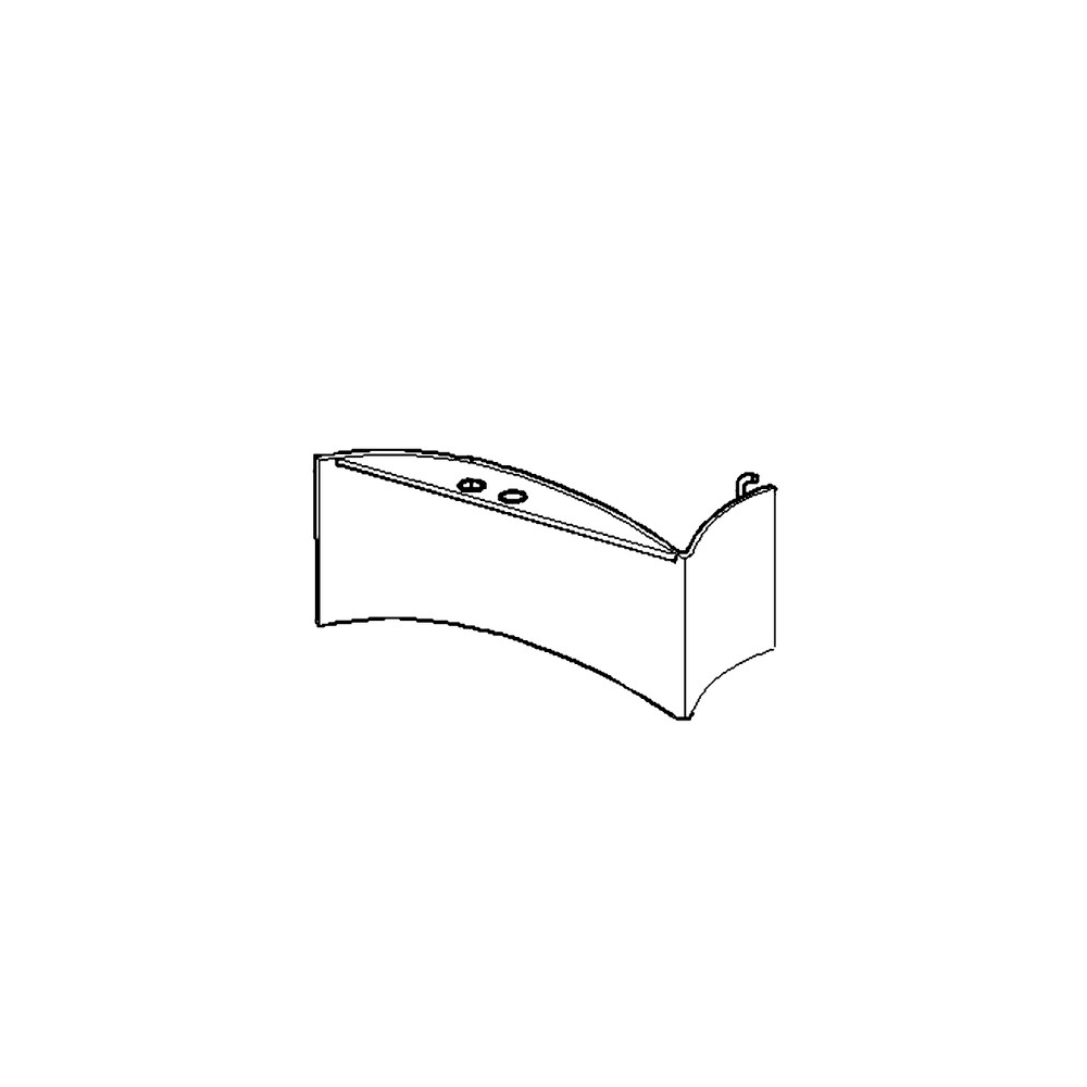 Scag  451394  -  52" BOLT-IN BAFFLE WELDMENT