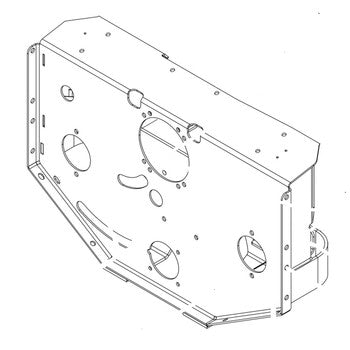 Scag S452886 Pump Mounting Plate Weldment STT II KBD