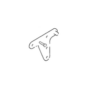 Scag  45953  -  BELLCRANK, BRAKE ACTUATOR