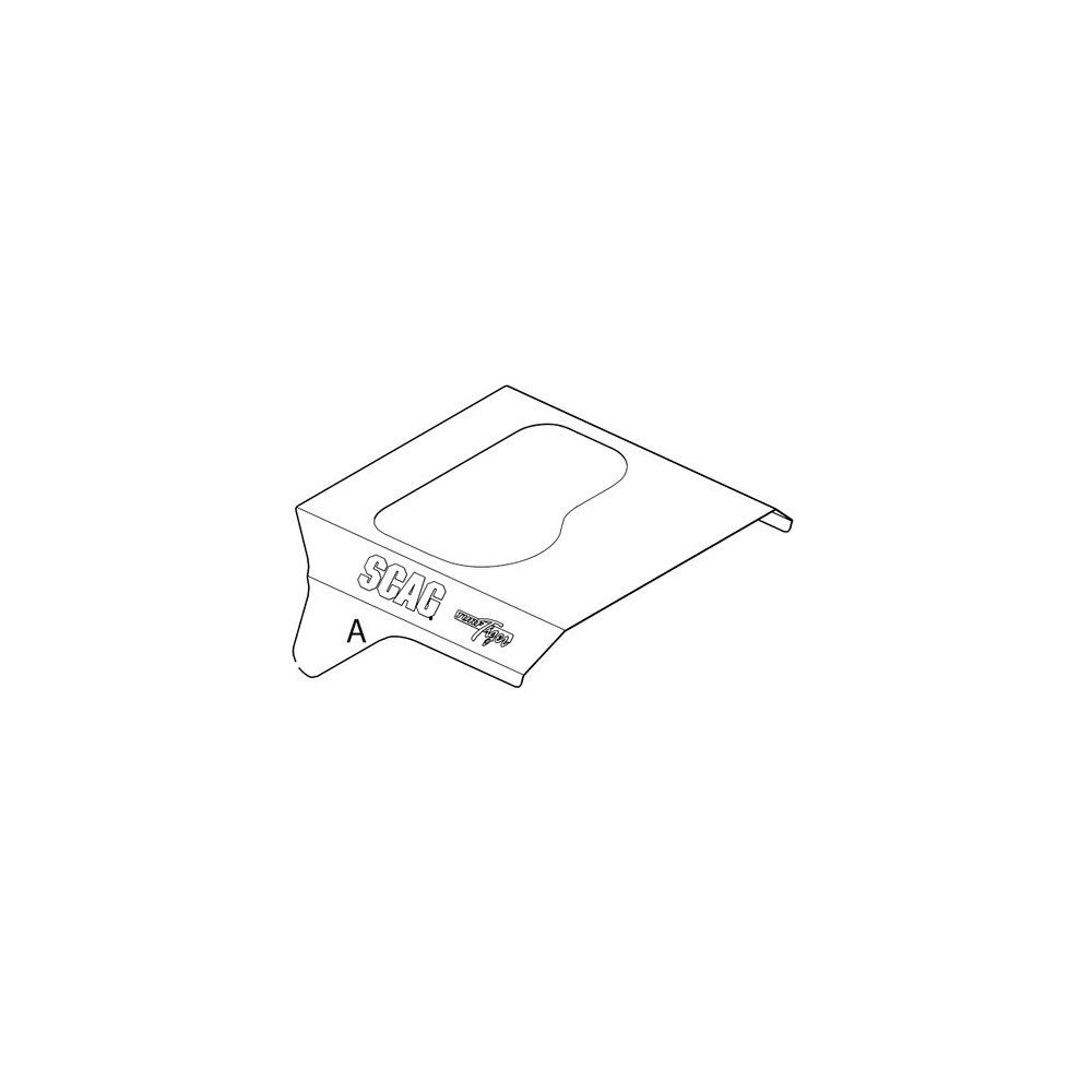 Scag  462963  -  HOOD ASSY, STTII-37BV-EFI