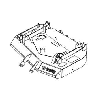 Scag S463197 Cutter Deck Assembly With Decals SMVR-32A
