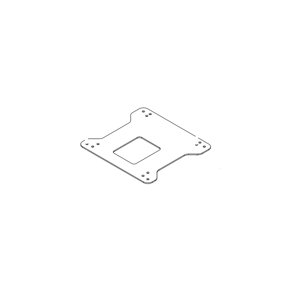 Scag  463224  -  SEAT PLATE UPPER W/DECAL