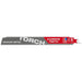 Milwaukee 9" 10TPI TORCH w/ Carbide Teeth Medium Metal Reciprocating Saw Blade - Single 48-00-5252