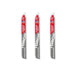 Milwaukee 9" 10TPI TORCH w/ Carbide Teeth Medium Metal Reciprocating Saw Blade - 3 pc 48-00-5352