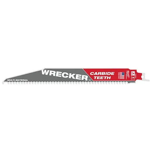 Milwaukee 9" 6 TPI Carbide Wrecker SAWZALL Blades Demo (5 Pack) 48-00-5542