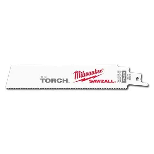 Milwaukee 6" 10 TPI Sawzall Torch Metal Demolition Blade (Each) 48-01-7712