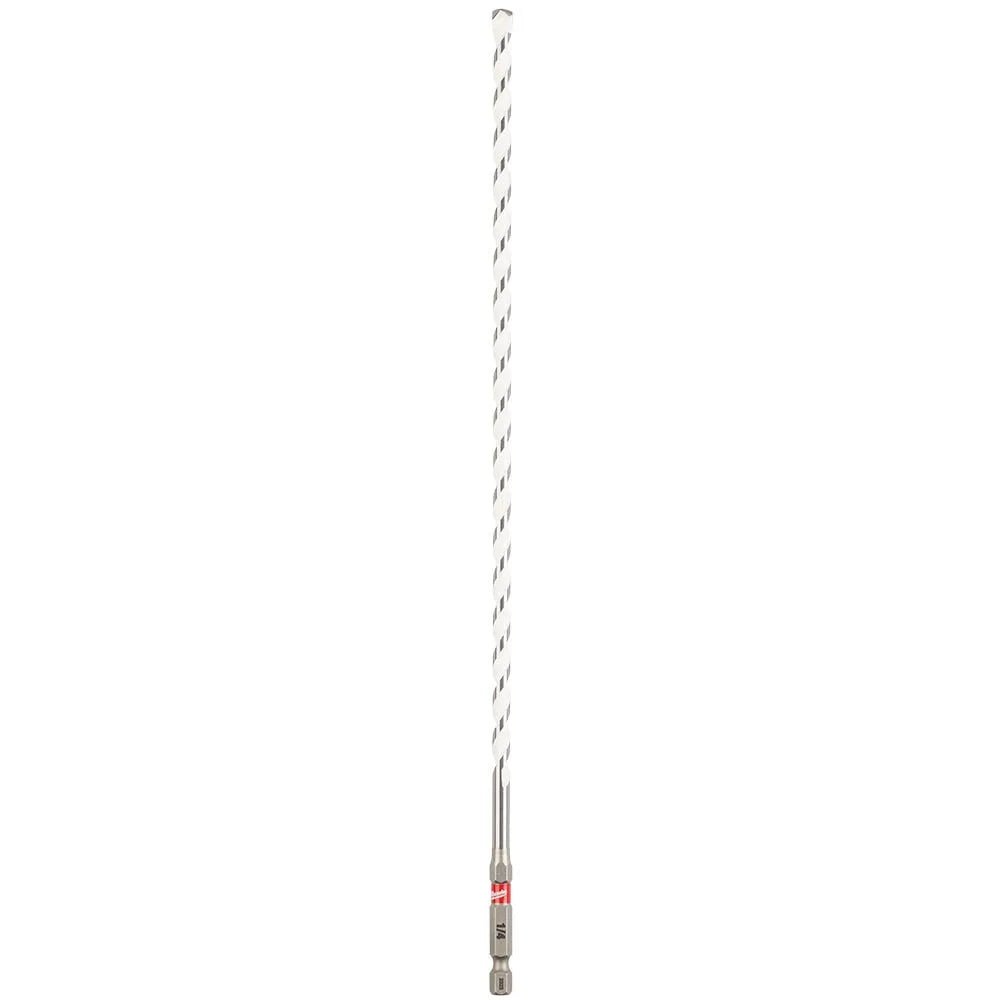 Milwaukee 1/4" x 10" x 12" SHOCKWAVE Impact Duty Carbide Multi-Material Drill Bit 48-20-8887