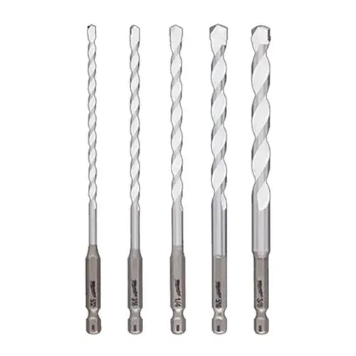 Milwaukee 5 Piece SHOCKWAVE Carbide Multi-Material Drill Bit Set 48-20-8898