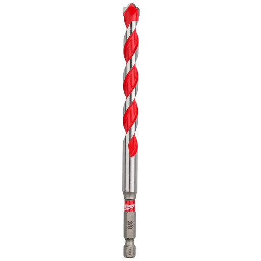 Milwaukee 3/8" x 4" x 6" SHOCKWAVE Impact Duty Carbide Hammer Drill Bit with POWER TIP 48-20-9021