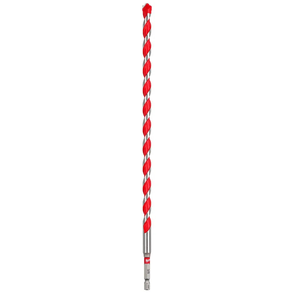 Milwaukee 3/8" x 10" x 12" SHOCKWAVE Impact Duty Carbide Hammer Drill Bit with POWER TIP 48-20-9022