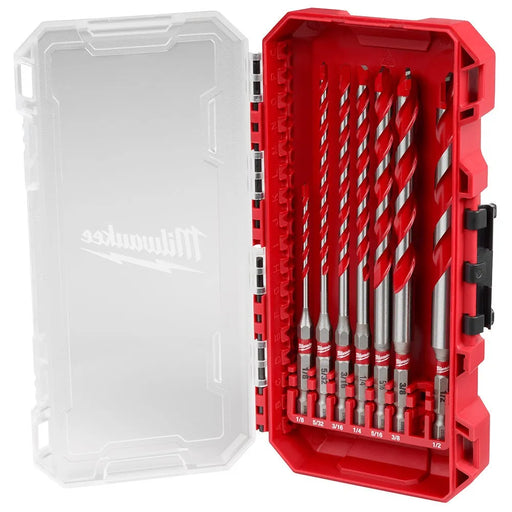 Milwaukee 7PC. SHOCKWAVE Impact Duty Carbide Hammer Drill Bit Set 48-20-9057