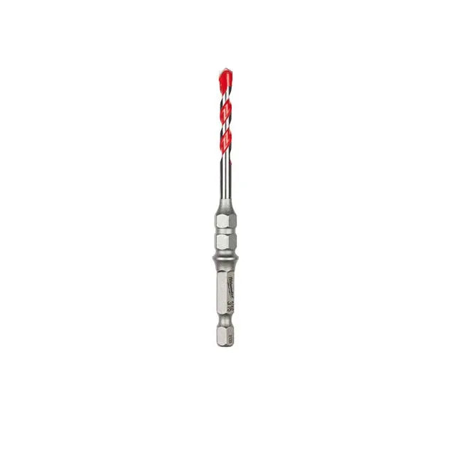 Milwaukee 3/16" x 2" x 4" SHOCKWAVE Impact Duty Carbide Hammer Drill Bit for Concrete Screws 48-20-9094