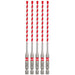 Milwaukee 5/32" x 4" x 6" SHOCKWAVE Impact Duty Carbide Hammer Drill Bits - Bulk 5 PK 48-20-9155