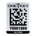 Milwaukee ONE-KEY Asset ID Tag Large Metal Surface (25 Piece) 48-21-0004