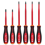 Milwaukee Tool 6pc 1000V Insulated Slim Tip Screwdriver Set 48-22-2206