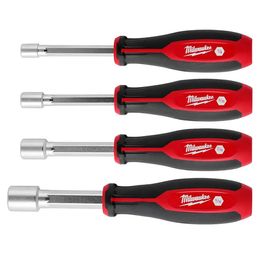 Milwaukee 4pc SAE HollowCore Nut Driver Set 48-22-2444