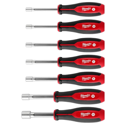 Milwaukee 7pc Metric HollowCore Nut Driver Set 48-22-2448