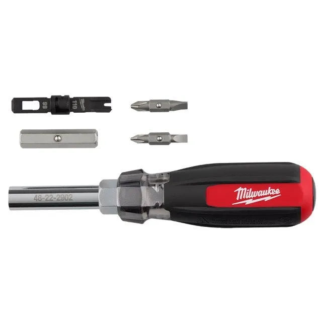 Milwaukee 9-in-1 Punchdown Multi-Bit Screwdriver 48-22-2902