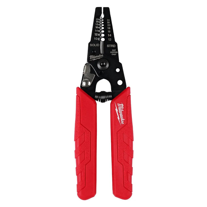 Milwaukee Tool 10-24 AWG Compact Comfort Grip Wire Stripper & Cutter 48-22-3044