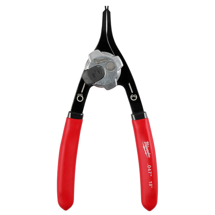 Milwaukee .047" Convertible Snap Ring Pliers - 18 degree 48-22-6533