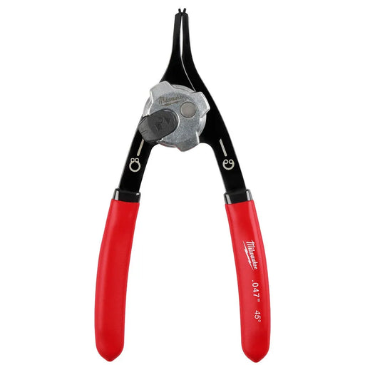 Milwaukee .047" Convertible Snap Ring Pliers - 45 degree 48-22-6534