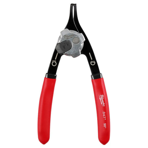 Milwaukee .047" Convertible Snap Ring Pliers - 90 degree 48-22-6535