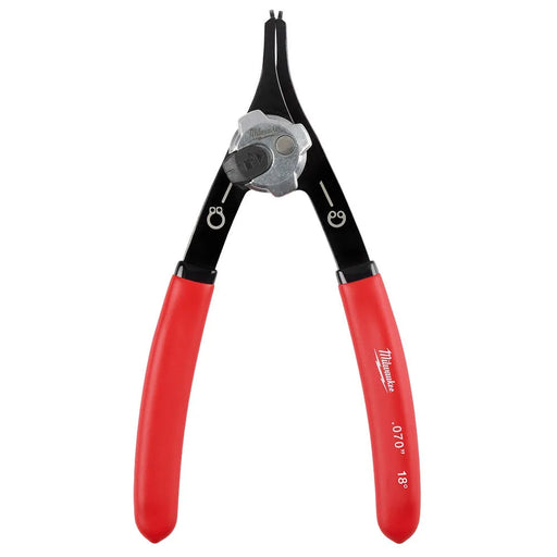 Milwaukee .070" Convertible Snap Ring Pliers - 18 degree 48-22-6536