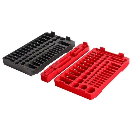 Milwaukee 1/4" & 3/8" Drive 106pc SAE & METRIC Trays for Ratchet & Socket Set PACKOUT 48-22-9486T