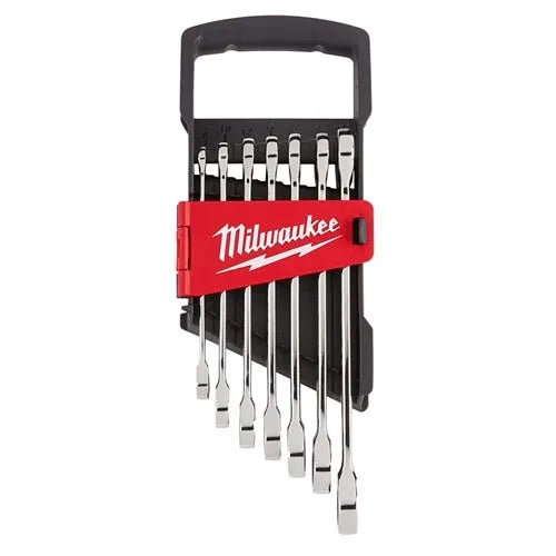 Milwaukee Metric Ratcheting Combination Wrench Set 7 Piece 48-22-9506